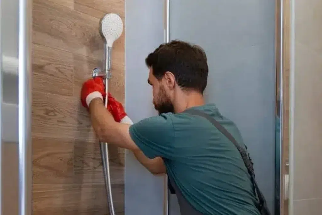 shower installation in Englewood