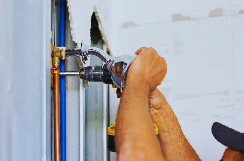 shower installation in Littleton